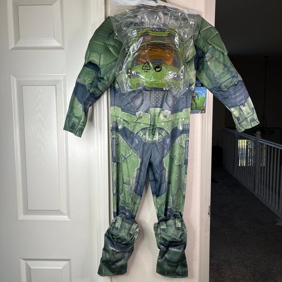 Disguise Boys' HALO Infinite Master Chief Jumpsuit Halloween Costume - Picture 3 of 10